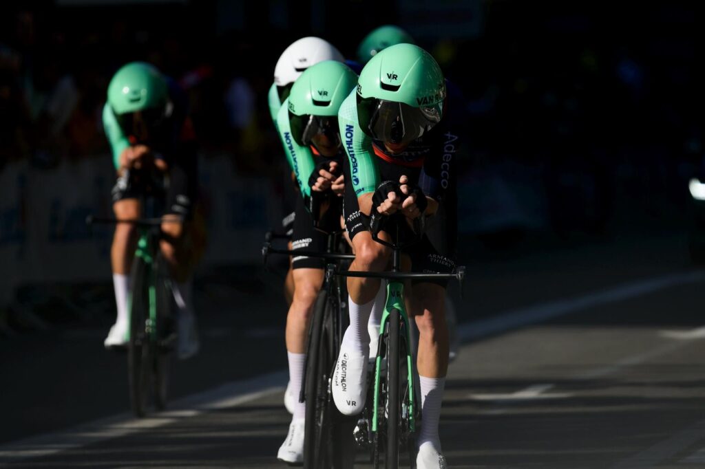 Team Time Trial Stage 1, Barcelona, photo (courtesy of) A.S.O. Charly Lopez.